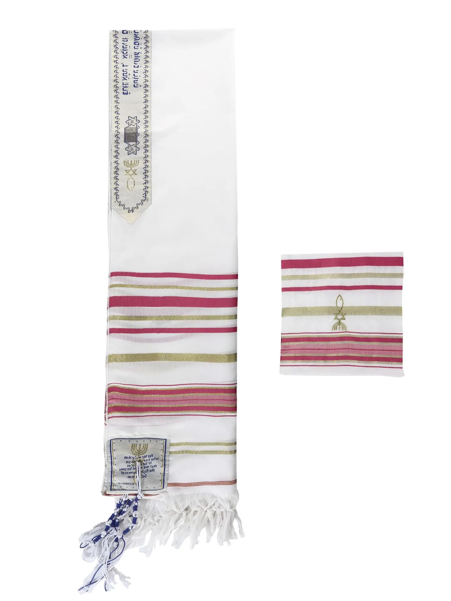 180*50Cm Messianic Tallit for Christian Scarf Women Men Talit Prayer Shawl Jewish Prayer Scarves Cotton Pashmina