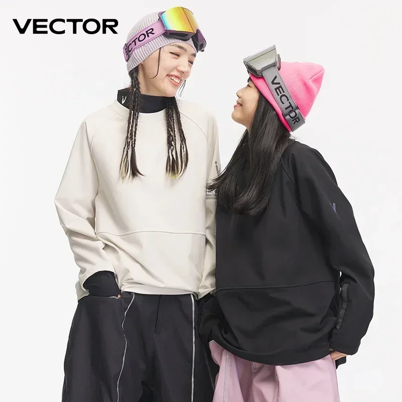 VECTOR Effen Kleur Mannen Hoodies Fleece Warm Vrouw Sweatshirt Mode Streetwear Casual Losse Ademende Truien Merk Hoody