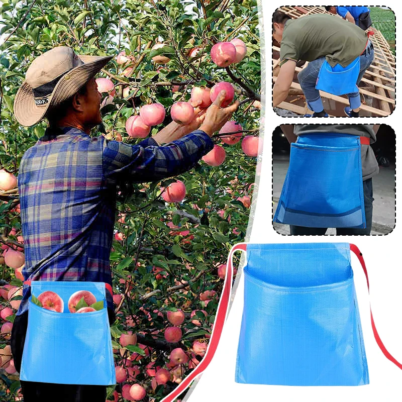 

Durable Fruit Picking Bag Outdoor Vegetable Harvest Garden Fruit Picking Waist Tool Storage Hanging Collecting Pouch Waist Pack