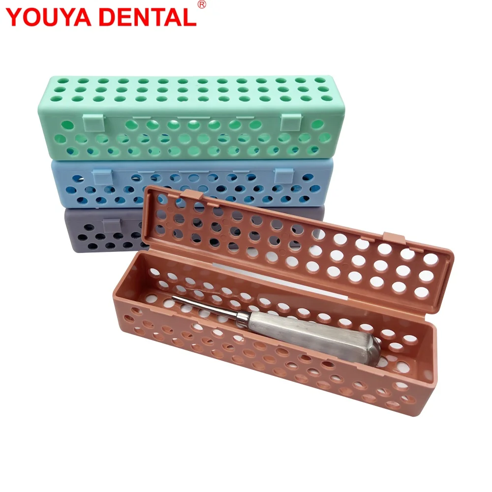 Autoclave Dental Sterilization Box Case For Tooth Extraction Elevators Dentist Pliers Forcep Instruments Disinfection Box Holder