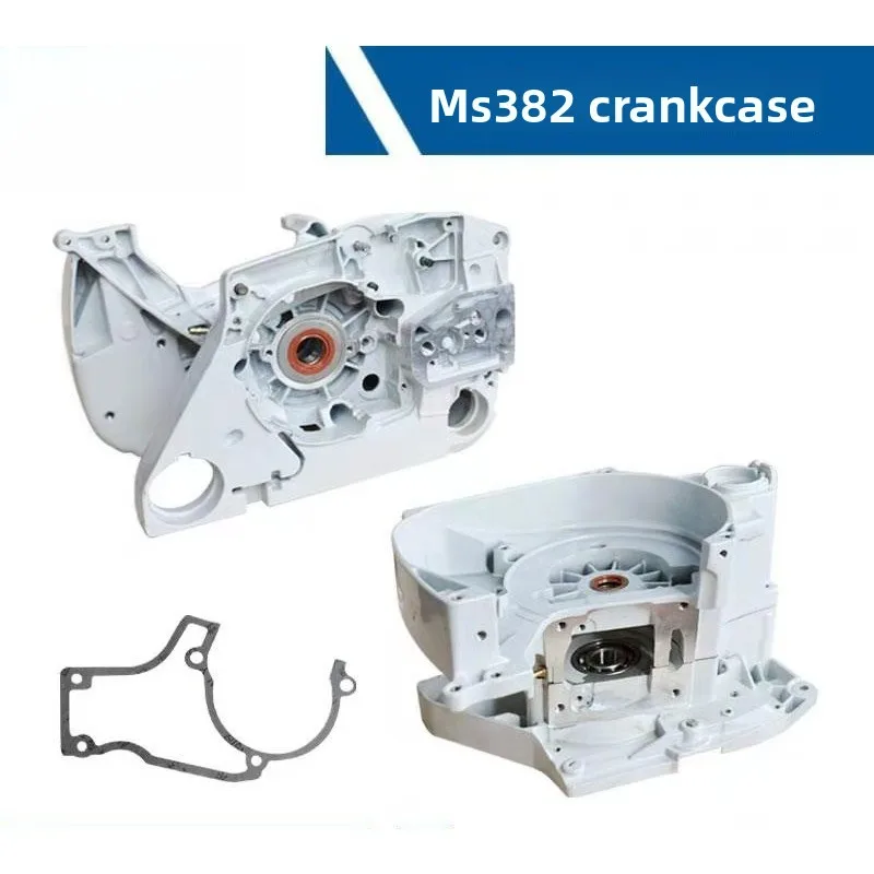 Heavy Duty Engine Crankcase Shell Replacement Parts Fit for MS382 Gas Chainsaw Spare Parts 1119 020 2601 1119 020 2907