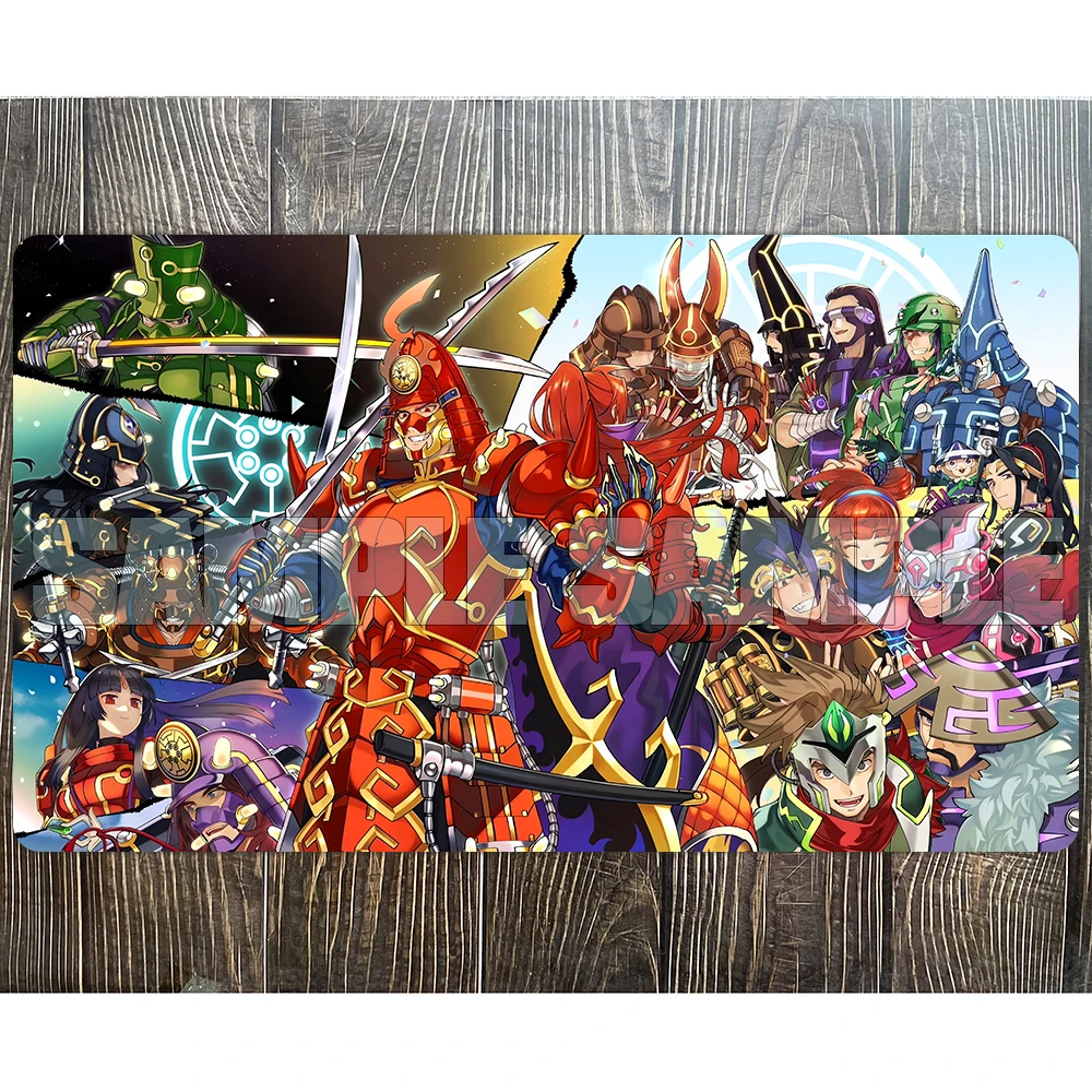 

Yu-Gi-Oh Six Samurai Custom Mat Playmat Trading Game Card Pad YGO KMC TCG OCG YuGiOh Mat-492