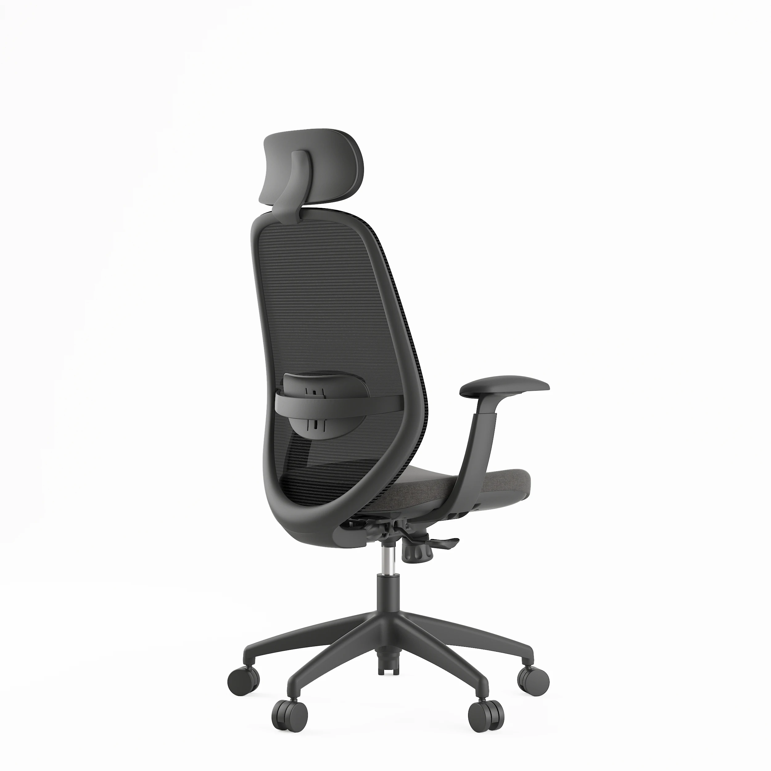 With Adjustable Headrest Office Chair Specification for Staff and Manager High Back New Design Ergonomic Office Mesh Chair