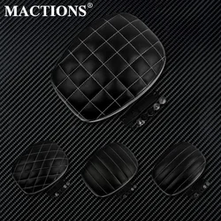 Motorcycle Black Fender Seat Rear Passenger Seat Cushion Tail Pillion Pad For Harley Sportster XL48 72 883 1200 2010-2014 2015