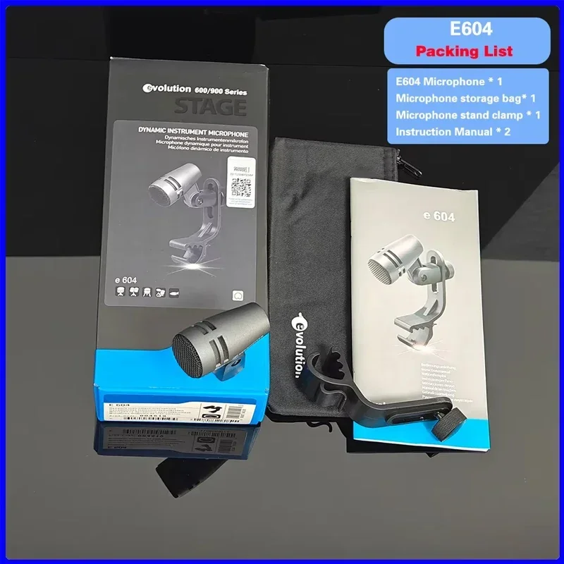 

Hot Sales Evolution 600 Series E604 Compact Dynamic Instruments Microphone Drumming/Snare Drums/Various Percussion Instrument