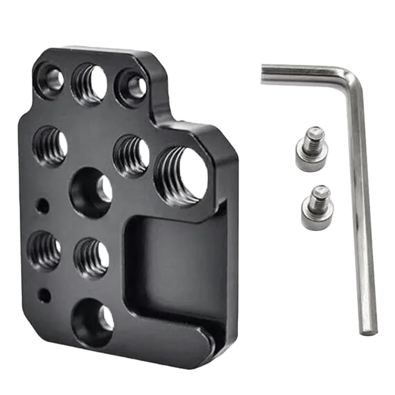 【Szybka Dostawa】Płytka Rozszerzająca Stabilizatora do DJI Ronin RS3/RS2/RSC2/SC/S Rozszerzenie Stabilizatora Gimbal Otwór 1/4 3/8 Cala Zimny S