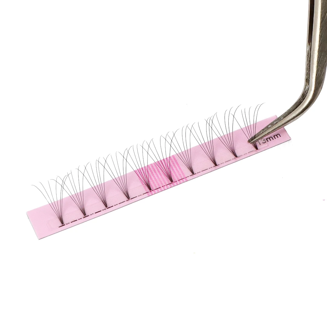 TDANCE Vorgefertigte Volumen-Fächer-Wimpernverlängerung, 12 Reihen, 0,07 mm Dicke, 3D 4D 5D 6D Faux Nerz, einzelne falsche Wimpern, russische Wimpern – Detail 6