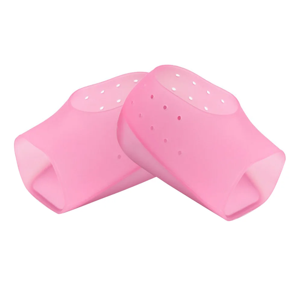 

1 Pair Invisible Height Increase Insoles 2Cm Thick Silicone Heel Pads For Men Women Shockproof Non-Slip Socks Liner Fit All