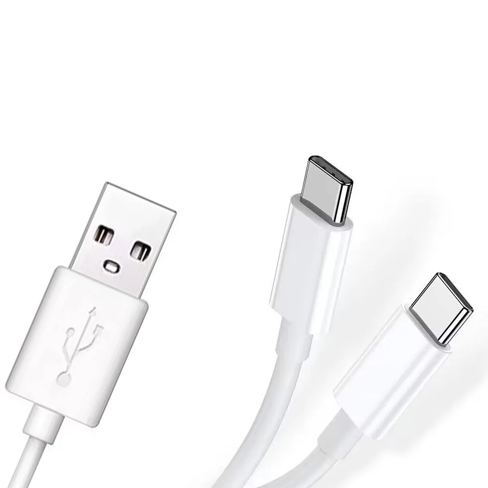 Łatwe do przenoszenia 20cm USB męski do 2x typ C Y kabel do ładowania dla dwóch bateria do telefonu Dual typu C Usb