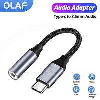 HiFi USB Type C To 3.5 Jack Earphone Adapter USB-C 3 5mm Audio Cable Converter For Samsung Galaxy S22 S21 Huawei P50 Xiaomi 12