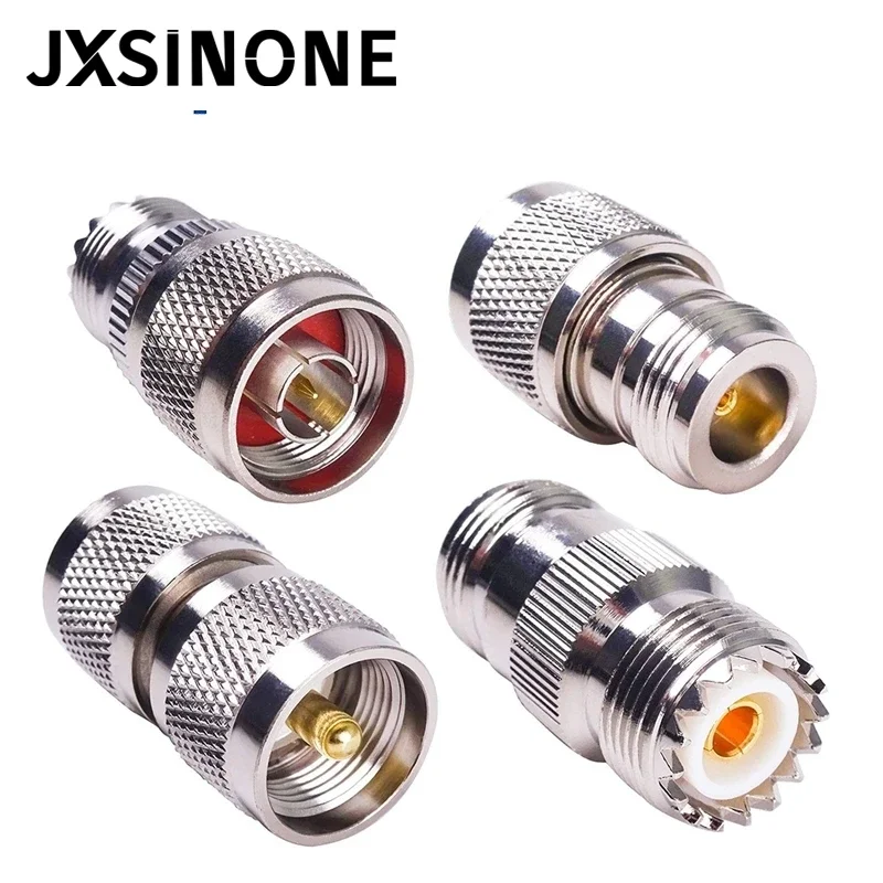 JXSINONE 1pcs UHF SO239 PL259 Male Female To N Type Male Female Connector RF Coaxial Coax Adapter