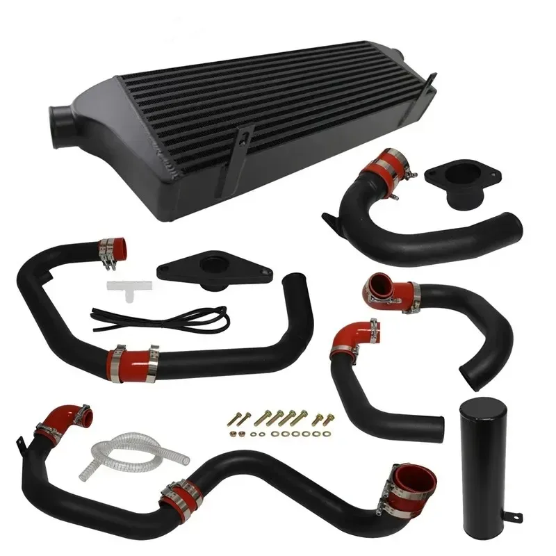 Bolt on Front Mount Intercooler Kit for Subaru WRX STI Ej20 Ej25 08-14 Black Blue Red - Performance Turbocharging Upgrade