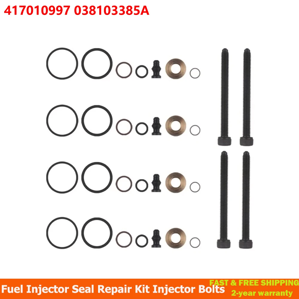 

Ремкомплект уплотнений топливной форсунки, болты форсунки для Audi A2 A3 A4 Skoda 1,2 1,4 1,9 TDI 1417010997 038103385A