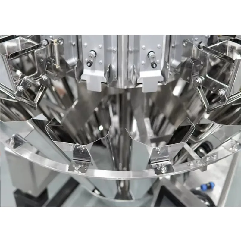 Customized Automatic 10/14Head Multihead Weigher Sausage/Stick Candy/Strip Type Vertical Blanking Weighing Packaging Machine