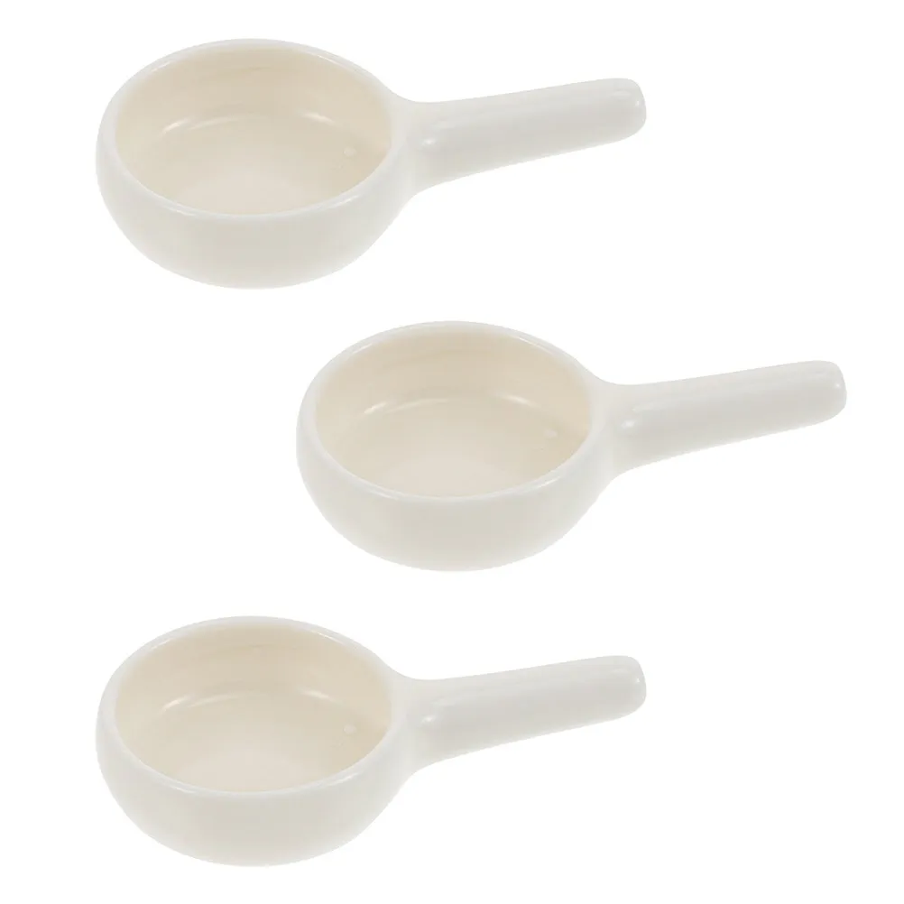 3Pcs Ceramic Tray Exquisite Craft Portable Spoon Holder Incense Burner Tea Light Wax Warmer for Yoga Meditation