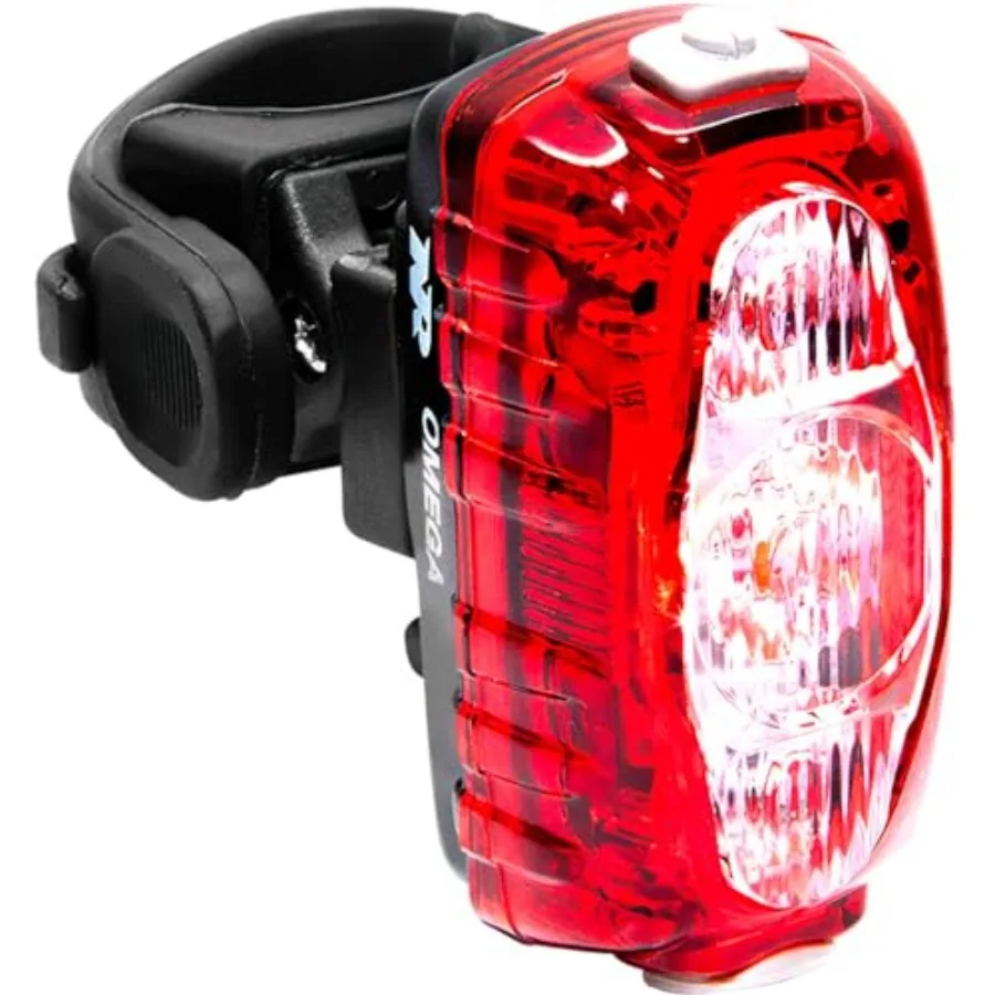 

Omega 330 Lumens USB Rechargeable Bike Tail Light Powerful Daylight Visible Bicycle LED Rear Light Easy to Install Road Mountai