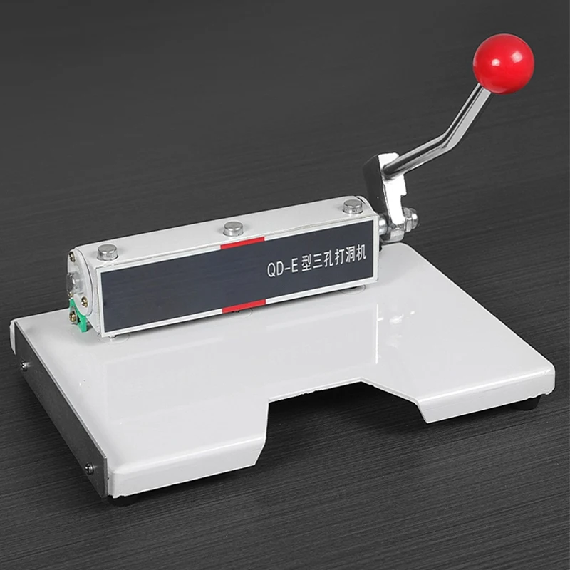 

Heavy-Duty Three-Hole Punching Machine QD-E Model Personnel File Binding Machine Punching Machine Binding Machine 5MM Hole Diame