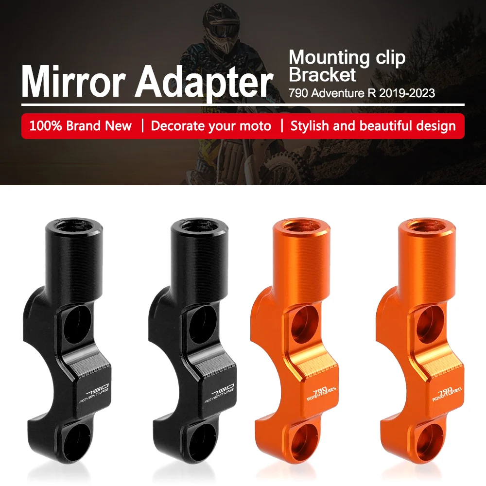 For 790 ADVENTURE Mirror Adapter Handlebar Master Cylinder Fixed Block 790 Adventure R S 2019 2020 790ADV 790ADVS 790ADVR Parts