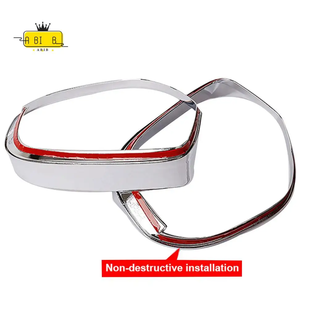 

ABIB -Rear View Mirror Visor Cover Shade Rain Parts Exterior Protection Car Accessories For Mitsubishi Outlander 3 2013-2021