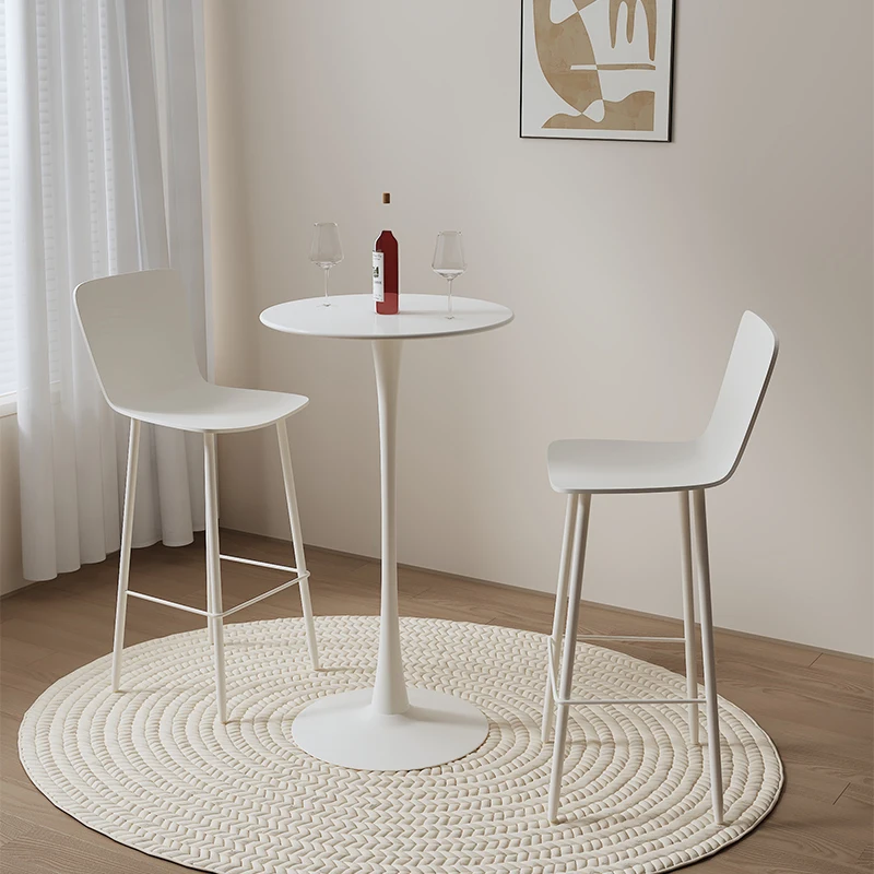 

Высокие кухонные табуреты Island Master Chair на колесах Мебель для ресторана Хокер Поворотные барные стулья со спинкой Обеденные стулья