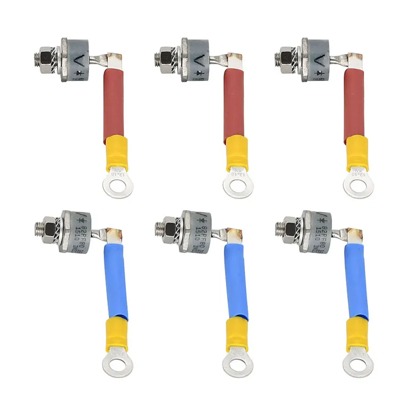 3 Sets Alternator Rectifier Diode 82PFR80 82PF80 Compatible with Leroy Somer LSA47 2 M7 500kva 400kw