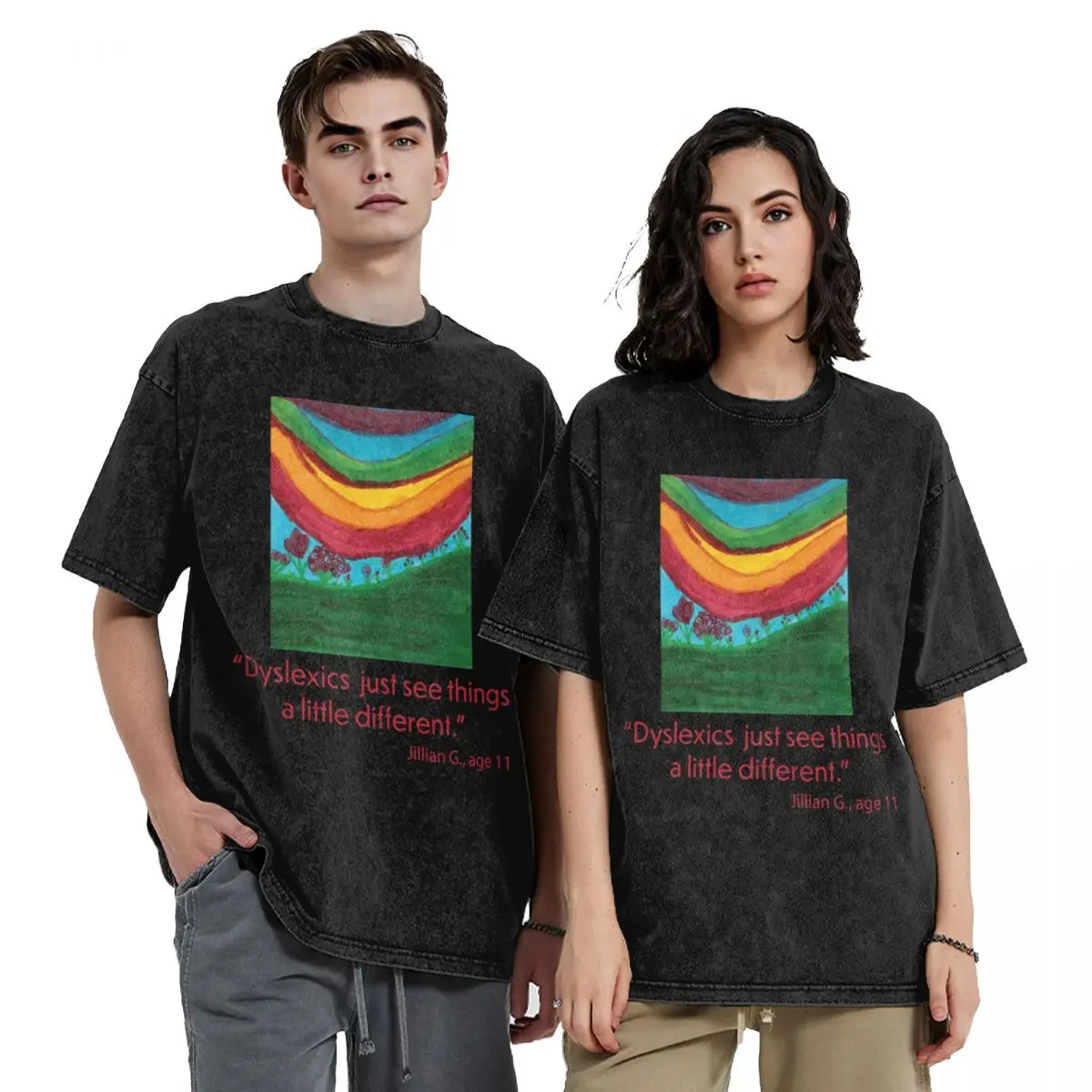 

Dyslexia Logo by Jillian T-Shirt shirts graphic tee summer top aesthetic clothes shirts men