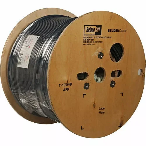 Original New Belden 1694A Coaxial Cable 75 Ohm RG-6/U 18 AWG Solid BC 12G-SDI 4K UHD Digital Video Cable 305m