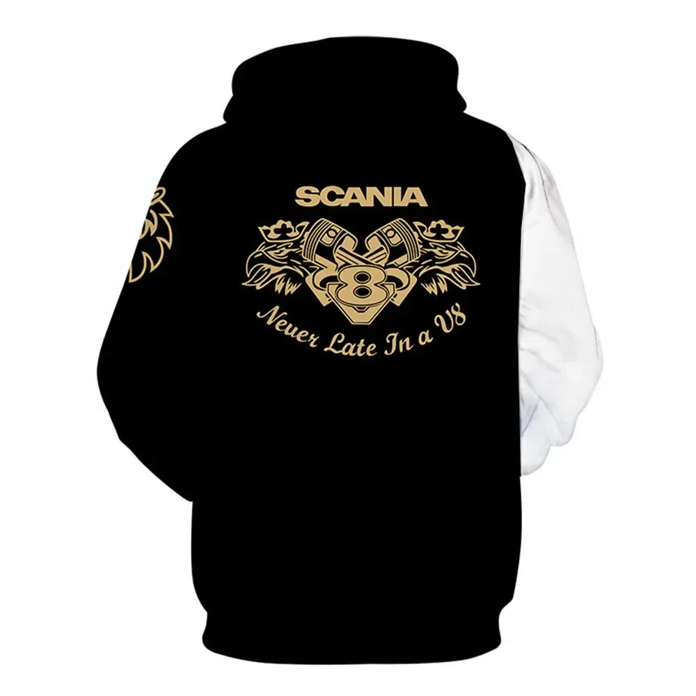 남성 2024 자동차 로고 3D 인쇄 까마귀, 캐주얼 트렌드, 하라주쿠 주변기기, 봄 및 가을 의류, 고품질, 루즈 후드