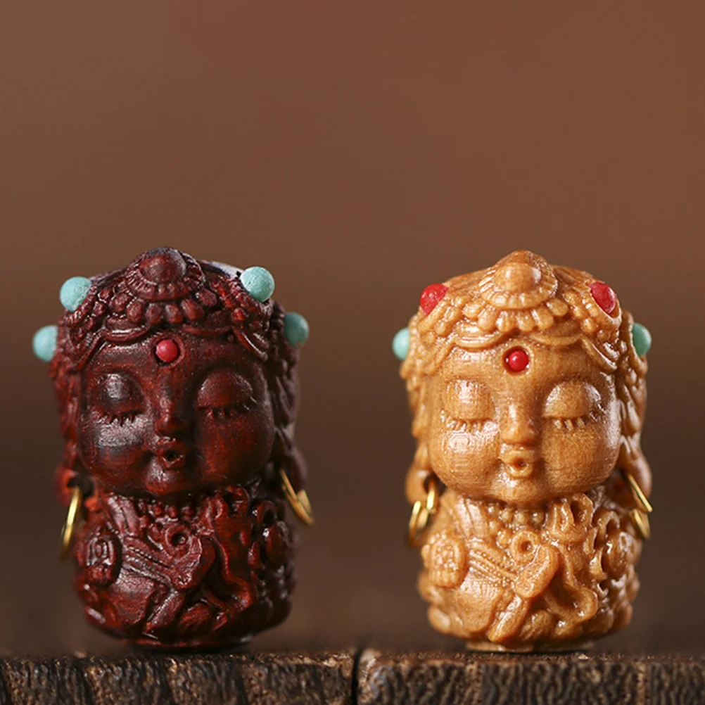 

Tara Wood Hanging Decor Wooden Pendant Diy Keychain Car Hanging Decor Vintage Craft Accessory For Bag Auto Interior