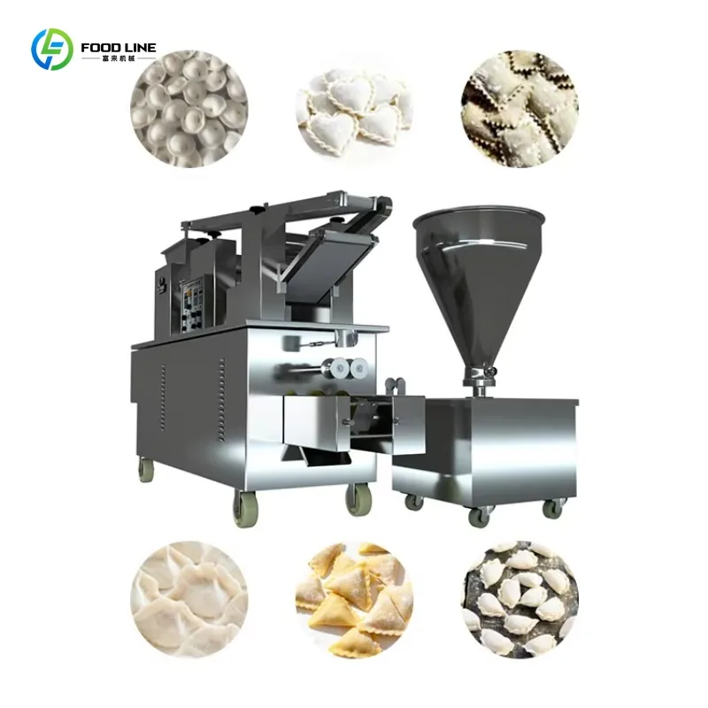Customized Industrial Dumpling Production Line Integrated Half-Moon Steamed Dumpling Molding Machine For Food Factory