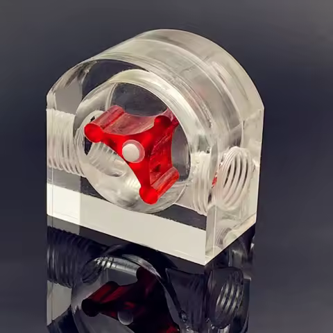 New 2 Way G1/4 Thread PC Flow Meter Flow Meter For PC Water Cooling Office Measuring Tools High Precision Acrylic Indicator