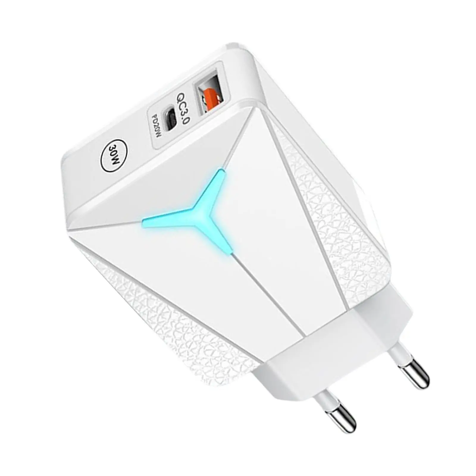 Phone Charger Plug Compact USB Converter 5V / 4A 9V / 2.4A 12V / 1.8A Wall Charger for Travel