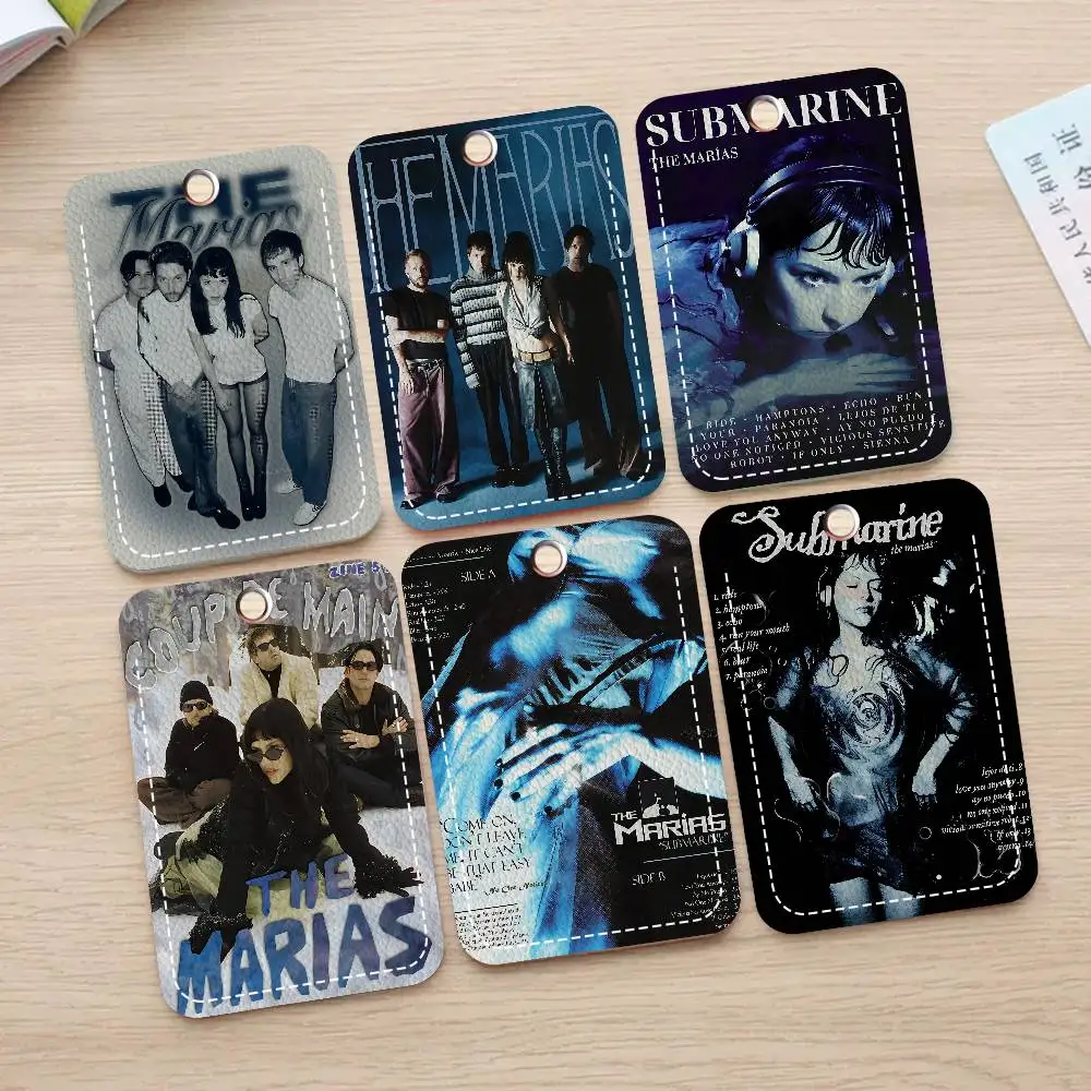 الكلاسيكية خمر M-MARIAS الفرقة شارة حامل المفاتيح للأعمال البنكية حامل بطاقة العمل بطاقة الطالب واقية بطاقة الحافلة #1