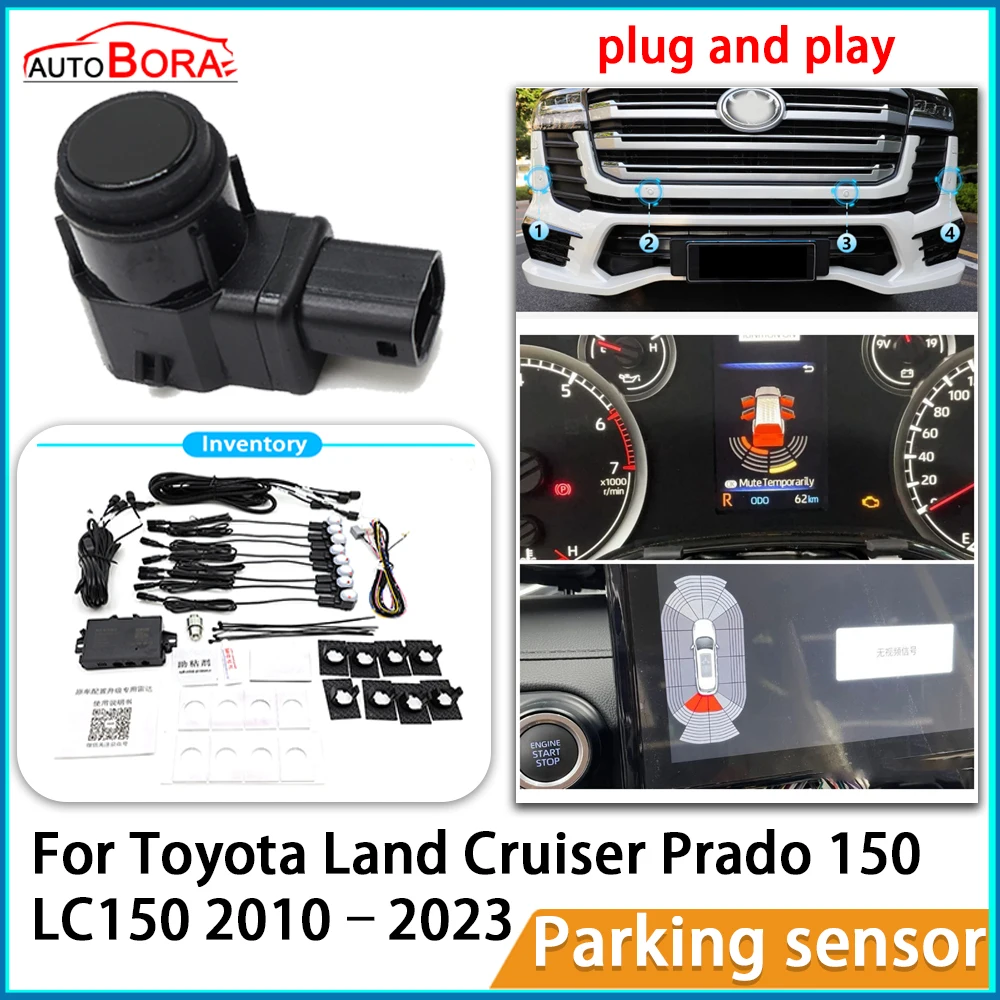 

AutoBora Original OEM Parking Sensor Assistance Backup Radar Buzzer System for Toyota Land Cruiser Prado 150 LC150 2010–2023