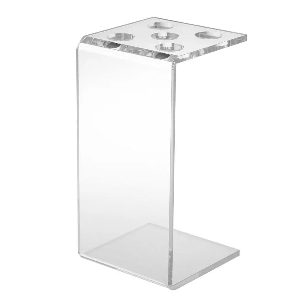 Acryl schaar displayhouder 5/615 roosters transparante make-upborstel organisator duurzame constructie duidelijk display
