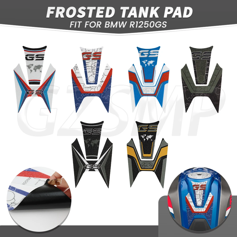 

Fit for R1250 GS 2018-2023 R1200GS LC 2013-2023 Motorcycle Fuel Tank Pad Frosted Sticker Fishbone Protective Decal