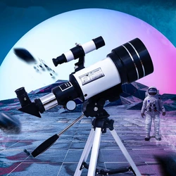 Teleskop astronomiczny z Finderscope Profesjonalna obserwacja księżyca dla dzieci Okulary HD o dużej mocy