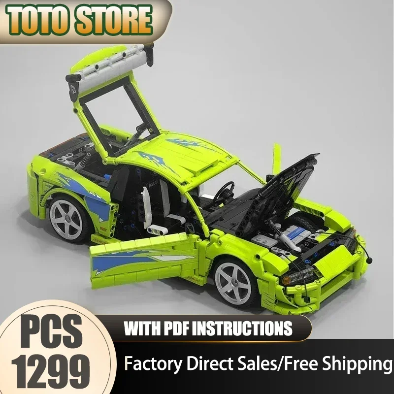 Champion Movie Car Model Moc Building Bricks Eclipse 1:12 Famous Fast Movie Model Technology DIY Modular Blocks Assembly