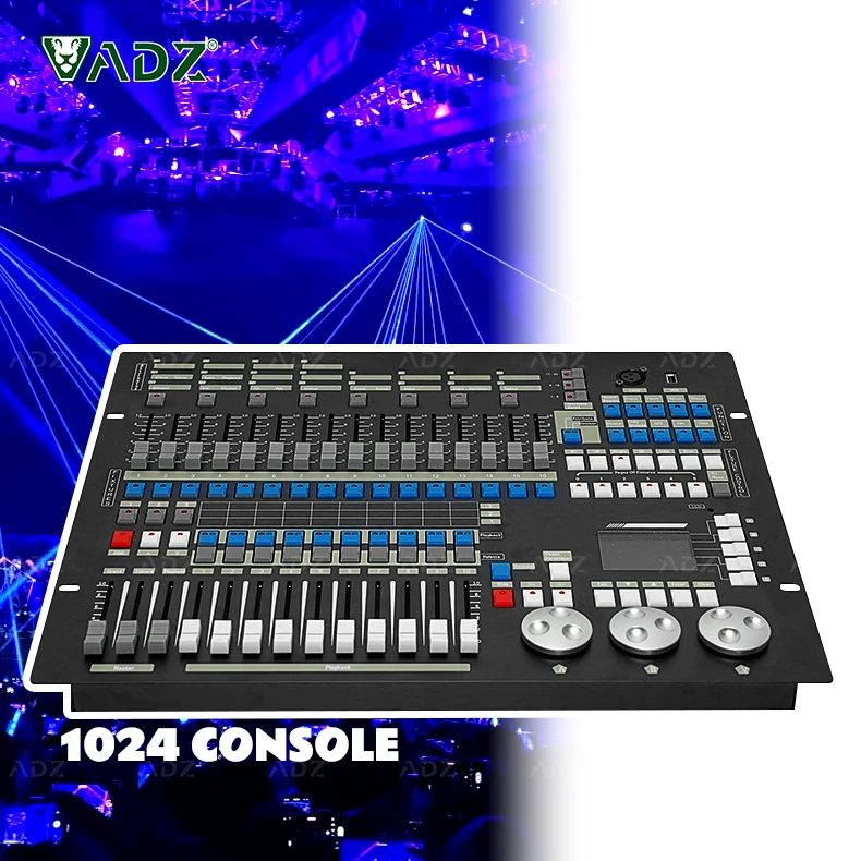 ADZ 1024 Controller Stage Lighting Multi-Channel Dmx512 Console Dj Disco Moving Head Light Console JC- 1024A Dmx Controller