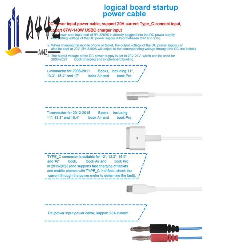 

A44Z-BY-3200S Кабель питания загрузки материнской платы Mac-Book 2008-2023, ремонт BATLOW, инструмент для решения проблемного кабеля загрузки