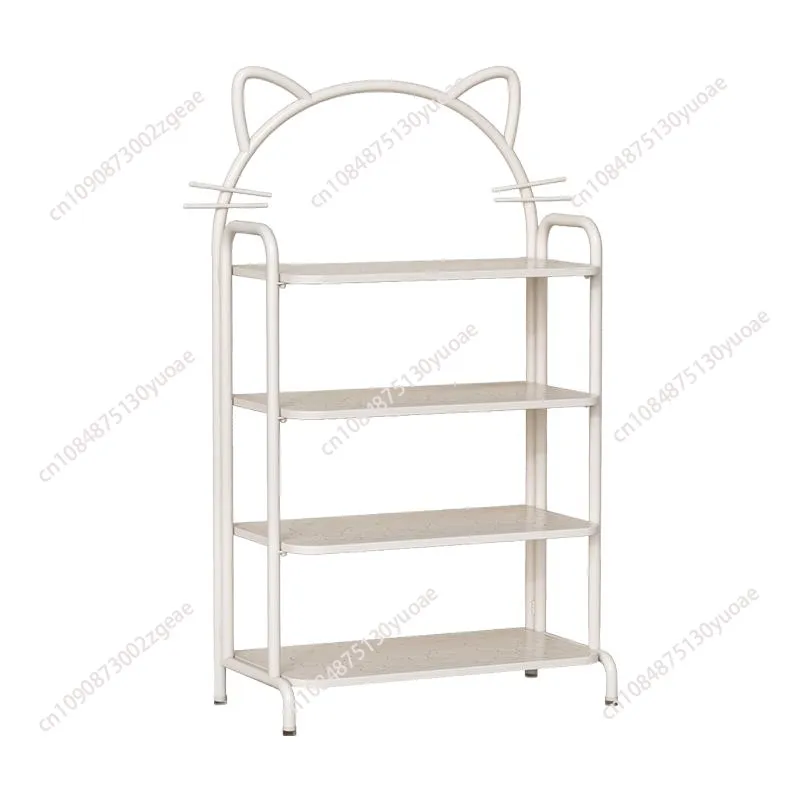 

Simple shoe rack household door multi-layer small narrow entry children's shoe cabinet wrought iron cream wind rack wholesale