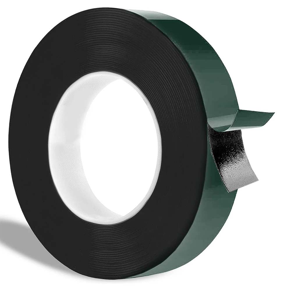 10M PE Double Sided Foam Tape 6-50cm Width Black Sponge Ultra-strong Self-adhesive Waterproof Heavy Duty Mounting Tape