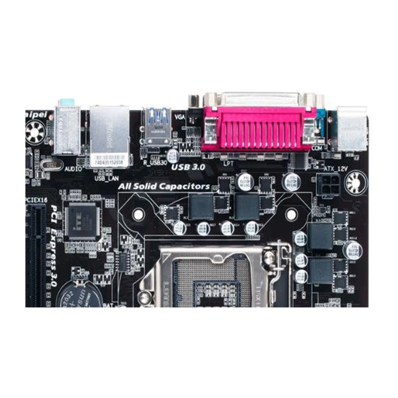 Imagem -05 - Desktop Mainboard Sata Iii Usb 3.0 £ Lga 1155 Ddr3 32gb Ga-b75m-d2p Intel B75