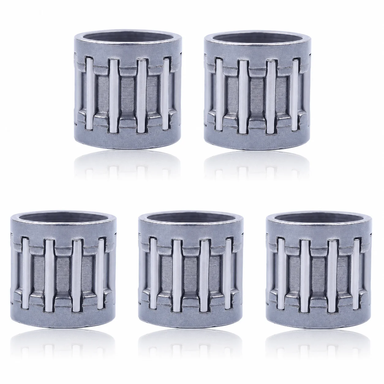 5Pcs Clutch Drum Needle Bearing Kit For Chinese Chainsaw 5200 5800 4500 52cc 58cc 45cc Replacement Saw Parts Tools Accessories