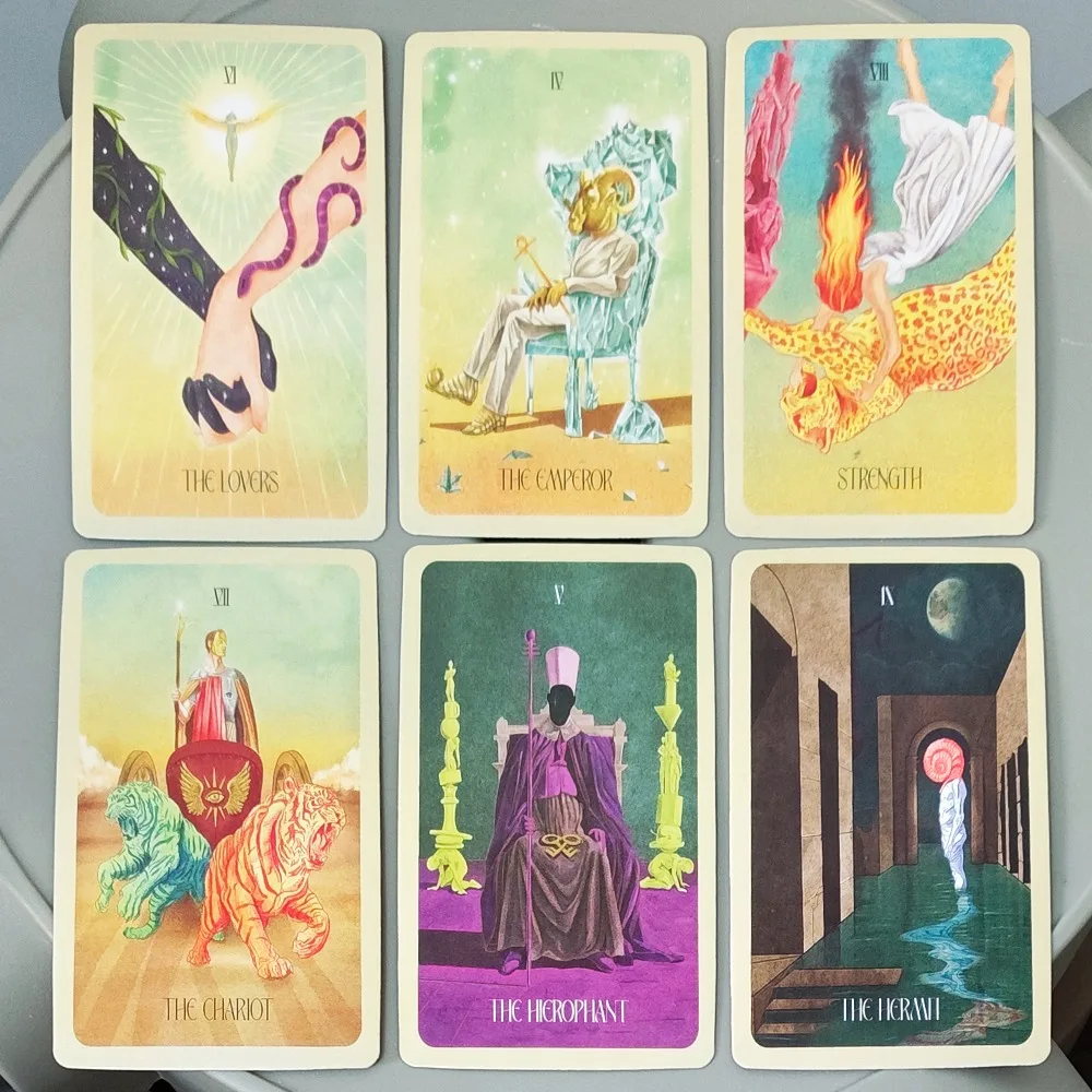 The Infinite Door Tarot Deck – 78 Mystical Tarot Cards with Dreamy Watercolor Artwork, Intuitive Guidance Cards 10.3*6cm