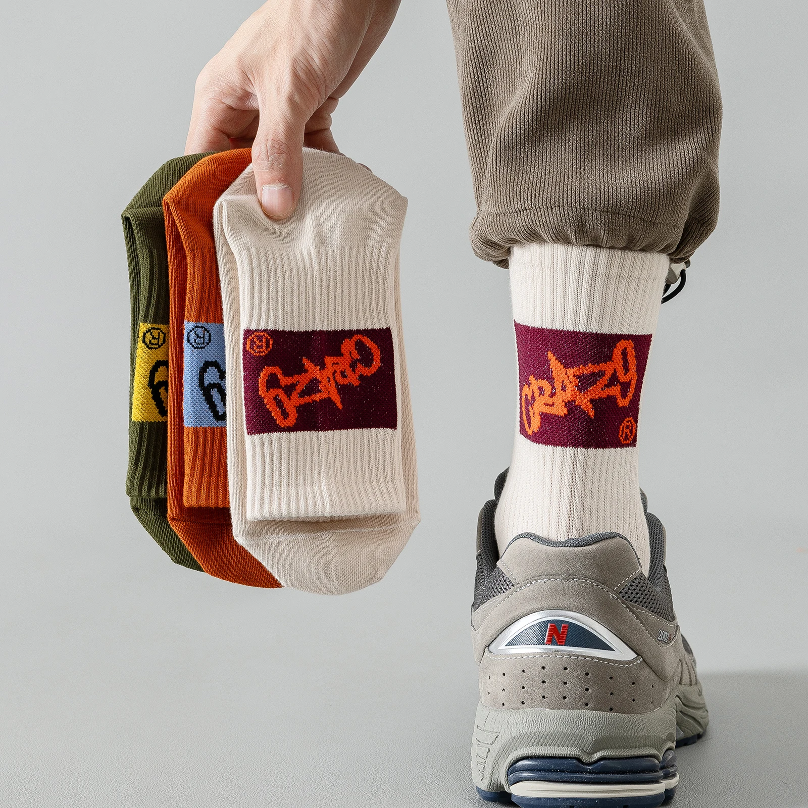 

5 Pairs High Quality Lot Man socks Casual Breathable Socks men Cotton Socks Run Sports Socks Men gift Sokken Large size38-45