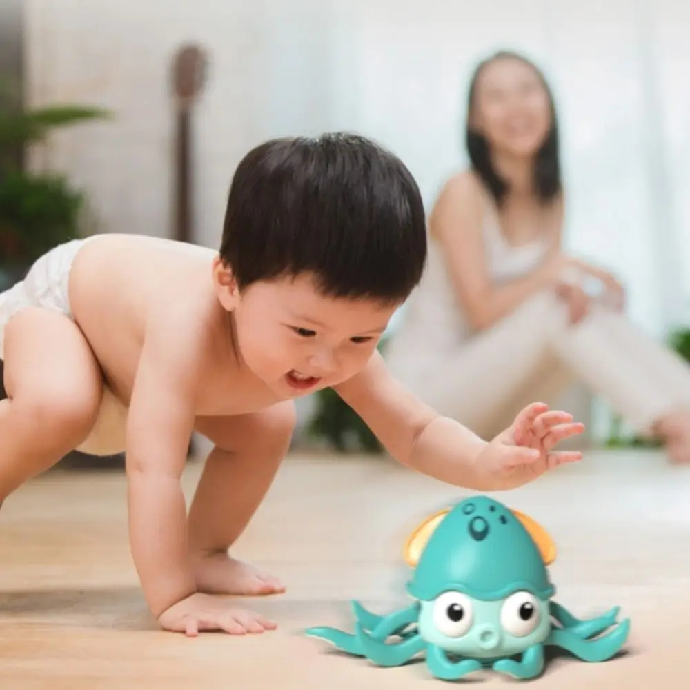 

Светлая и музыкальная танцевальная игрушка-кальмар, обучающая электрическая танцевальная игрушка-осьминог с плоским землей, интерактивная игрушка