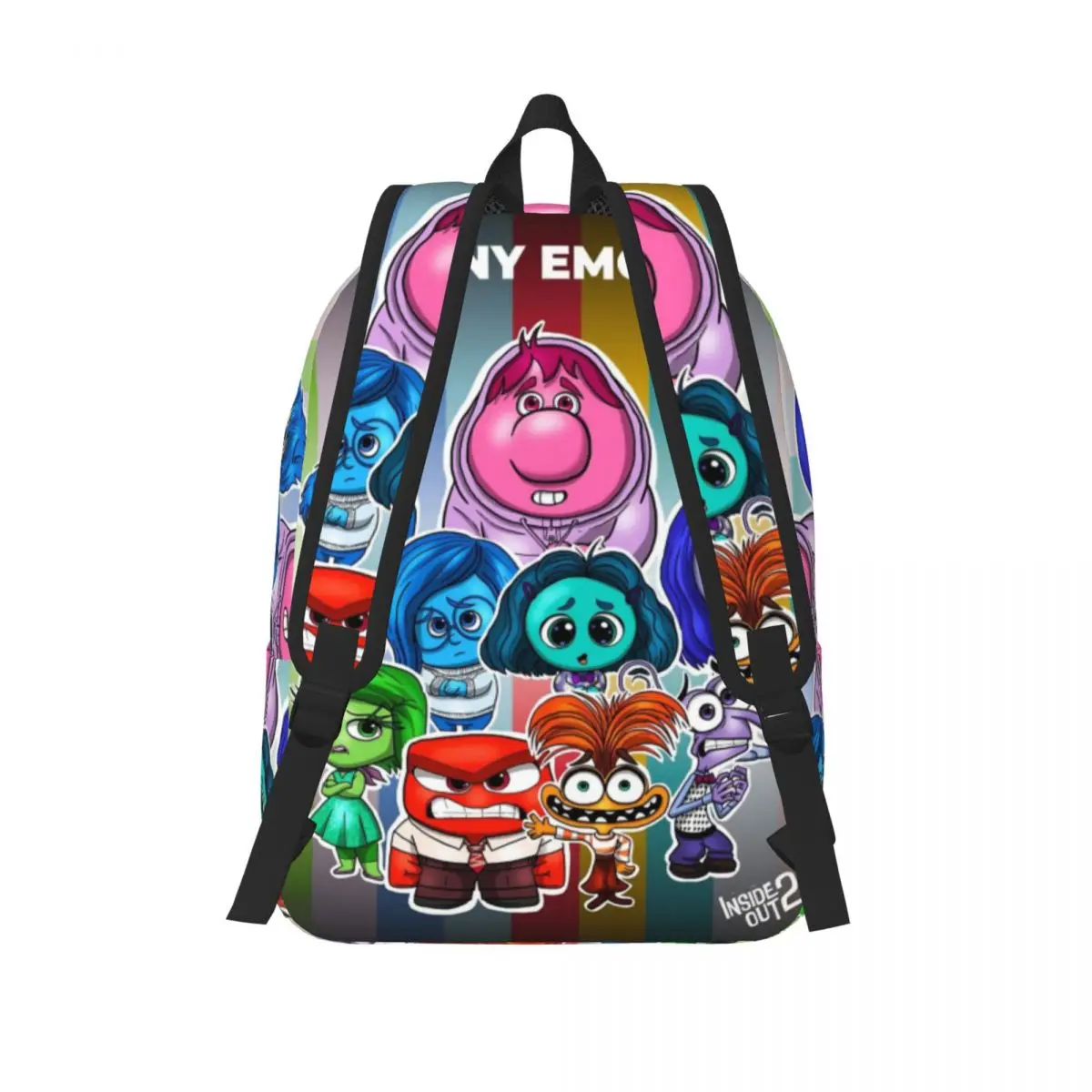 Inside Out 2 Cartoon Emotion for Men Women Student School Bookbag Funny Anime Daypack Elementary High College Outdoor