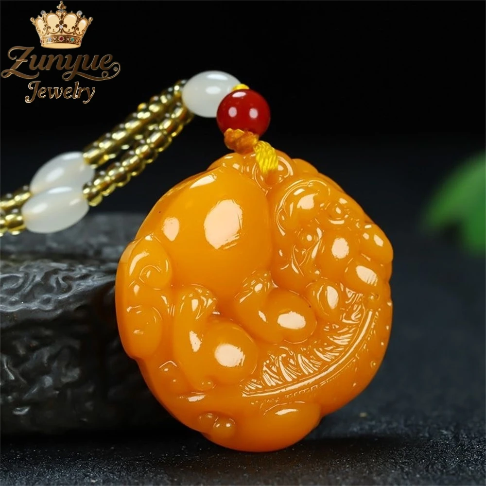 

Natural Hetian Huanglong Jade Pi Xiu Jade Pendant Luxury Quality Jewelry Best Selling Charms Fashion Jewelry Exquisite Popular