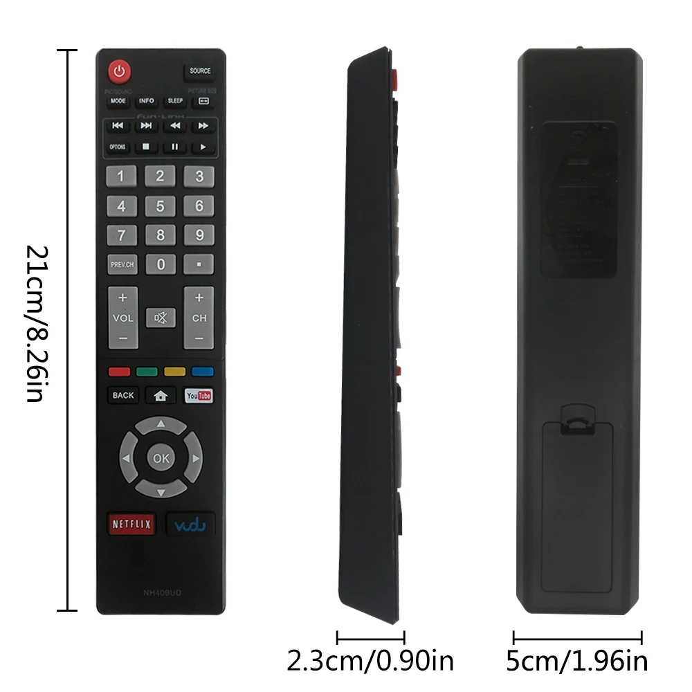 New NH409UD Remote Control Compatible with Magnavox LCD TV Models 40MV324X 43MV314X 50MV314X 55MV314X 32MV304X 40MV336X